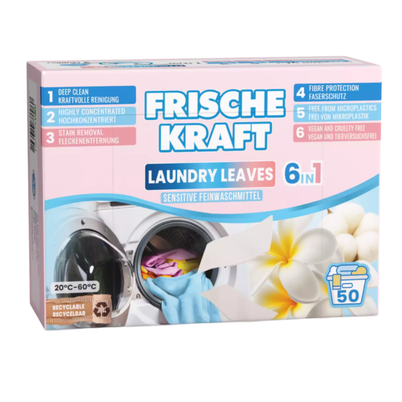 Frische Kraft 6v1 SENSITIVE prací papírky 50 ks