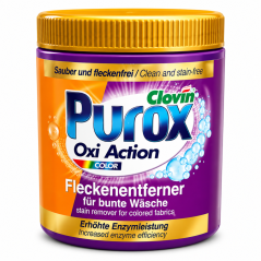 PUROX Oxi Action odstraňovač skvrn prášek color 750 g