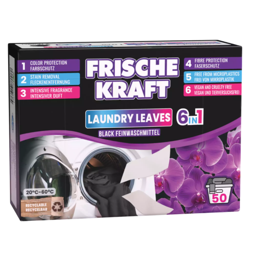 Frische Kraft 6v1 BLACK prací papírky 50 ks