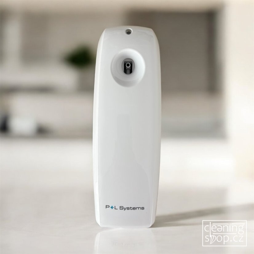 Automatický aroma dávkovač P+L Systems s LCD displejem – bílý