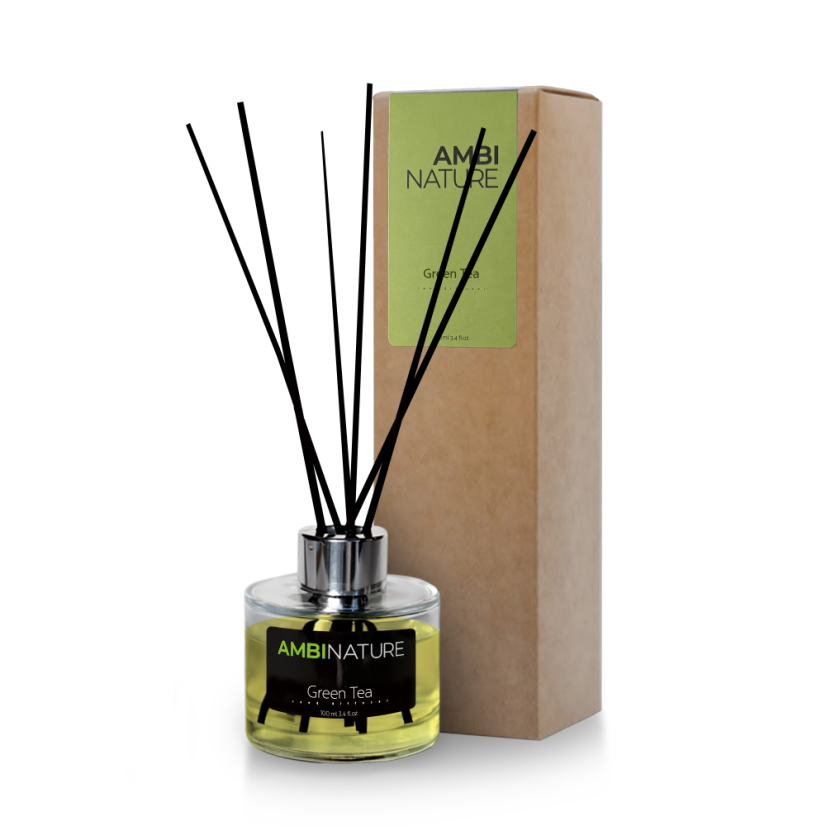 Tyčinkový difuzér GREEN TEA MIKADO 100 ml