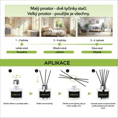 Tyčinkový difuzér SKULL MIKADO 100 ml