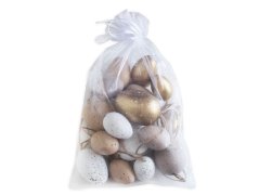 Vajíčka závěs pvc 16 ks 4/5/6 cm