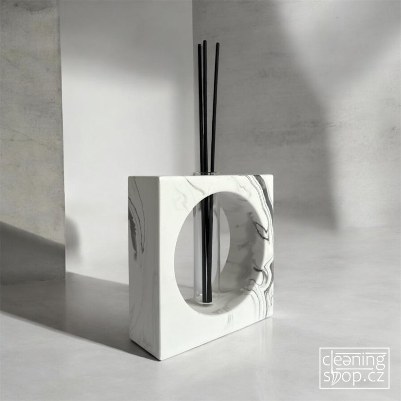 Designový aroma difuzér - čtverec (mramor)
