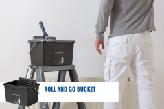 Malířský kbelík na barvu Roll and Go Bucket 25