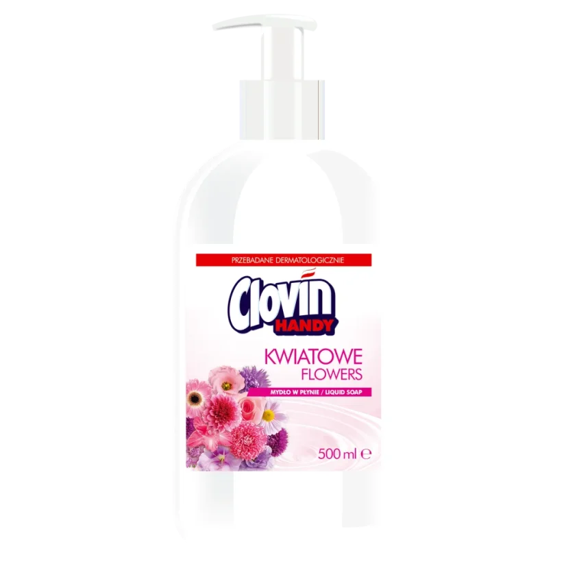 Clovin Handy tekuté mýdlo FLOWERS 500 ML