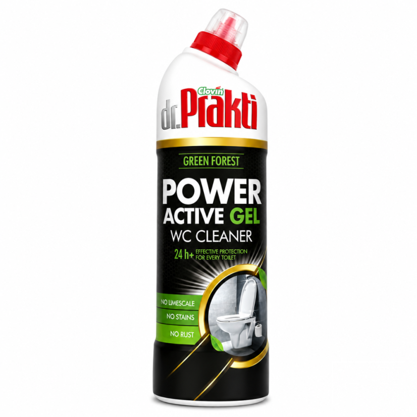 dr. Prakti gel do wc POWER ACTIVE GREEN FOREST 750 ML