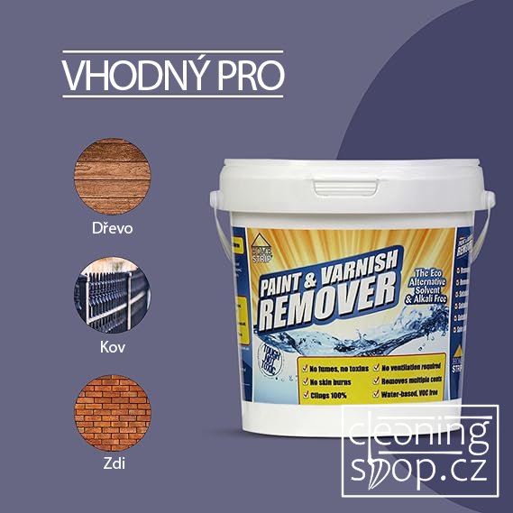 Paint & Varnish Remover - odstraňovač barev, laků, tmelů a gumových nečistot - Objem: 2 l