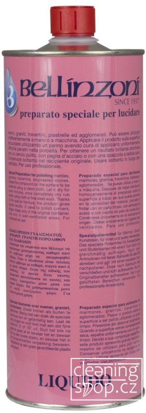 Bellinzoni - Speciální tekutý leštič - Objem: 750 ml