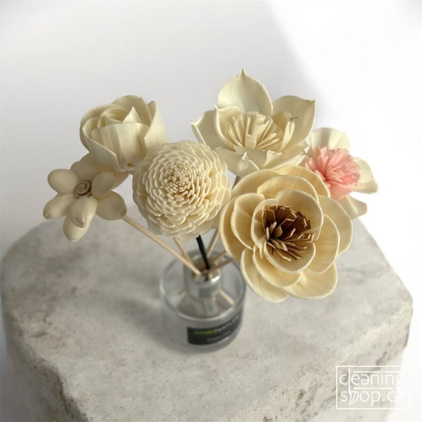 Difuzérové květy SOLA na tyčce - sada 6 ks