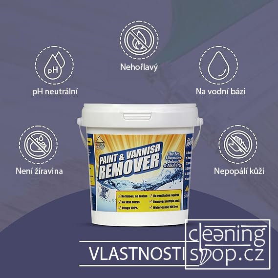 Paint & Varnish Remover - odstraňovač barev, laků, tmelů a gumových nečistot - Objem: 2 l