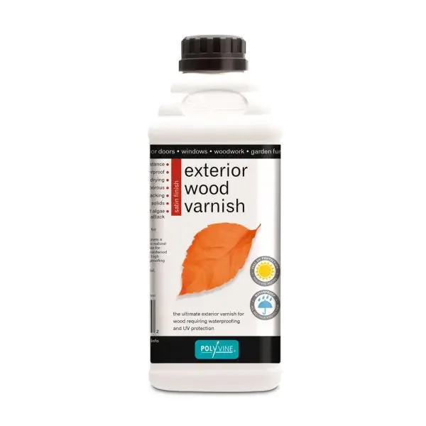 Exterior Wood Varnish - lak na exteriérové dřevo - Objem: 500 ml, Povrch - laky: Satin