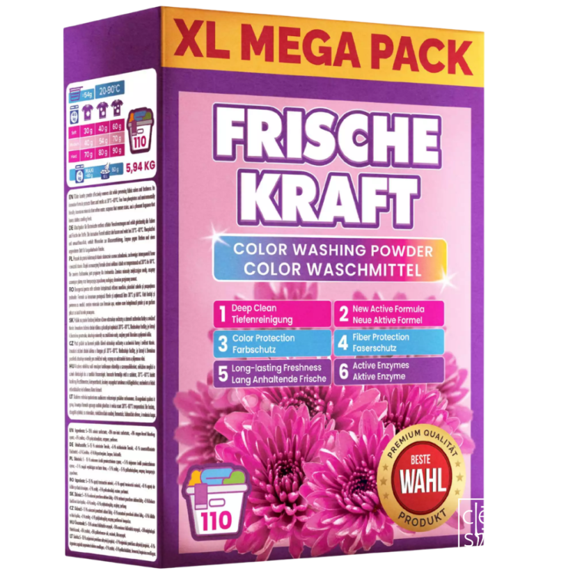 Frische Kraft 6v1 prášek na praní COLOR  5,94 kg