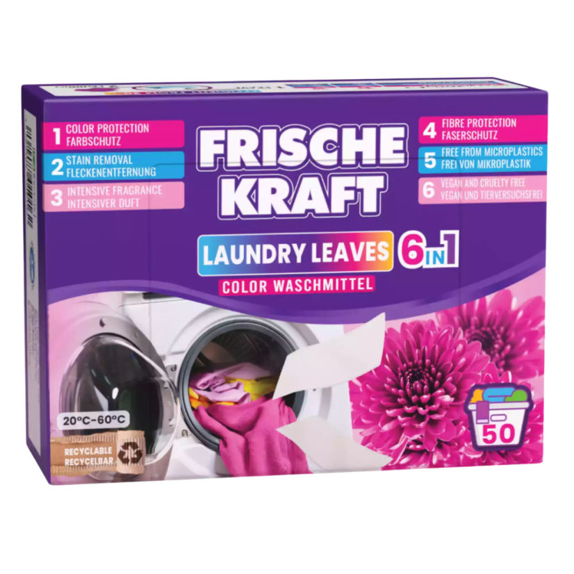 Frische Kraft 6v1 COLOR prací papírky 50 ks