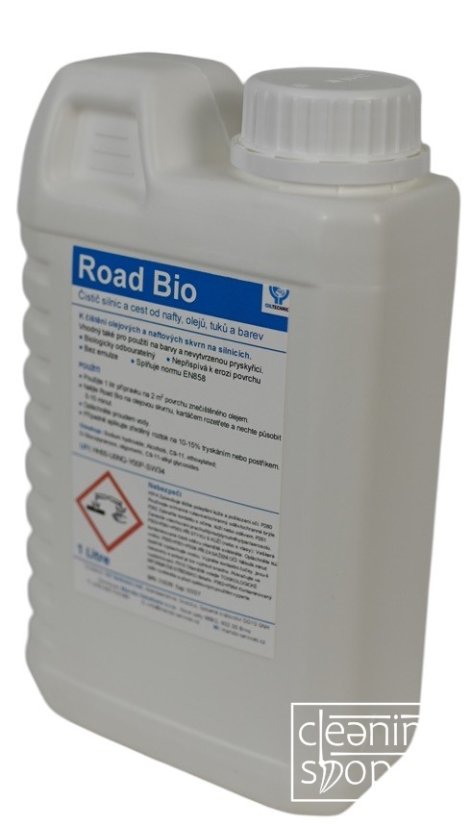 Road Bio - Čistič silnic - cest od nafty, olejů, tuků a barev - Objem: 1 l