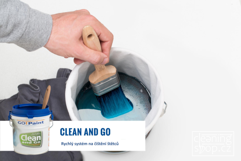 Go!Paint Clean and Go - sytém na čištění štětců