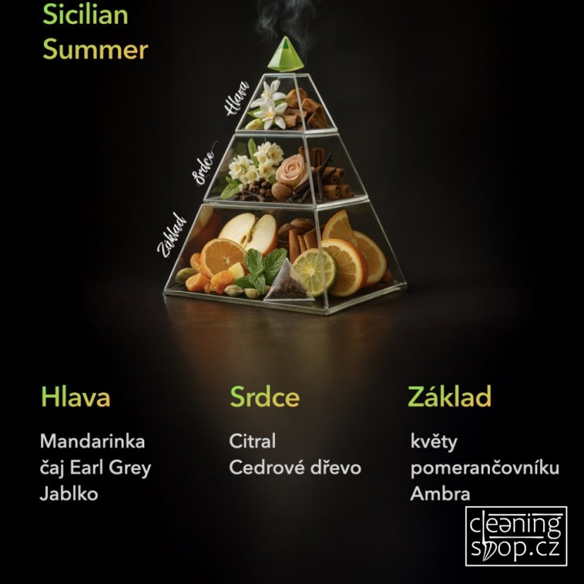 Tyčinkový difuzér SICILIAN SUMMER MIKADO 100 ml - Barva: Přírodní