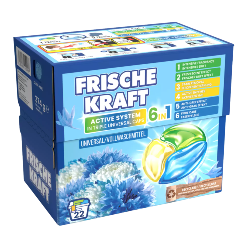 Frische Kraft 6v1 UNIVERSAL gelové kapsle 22 ks