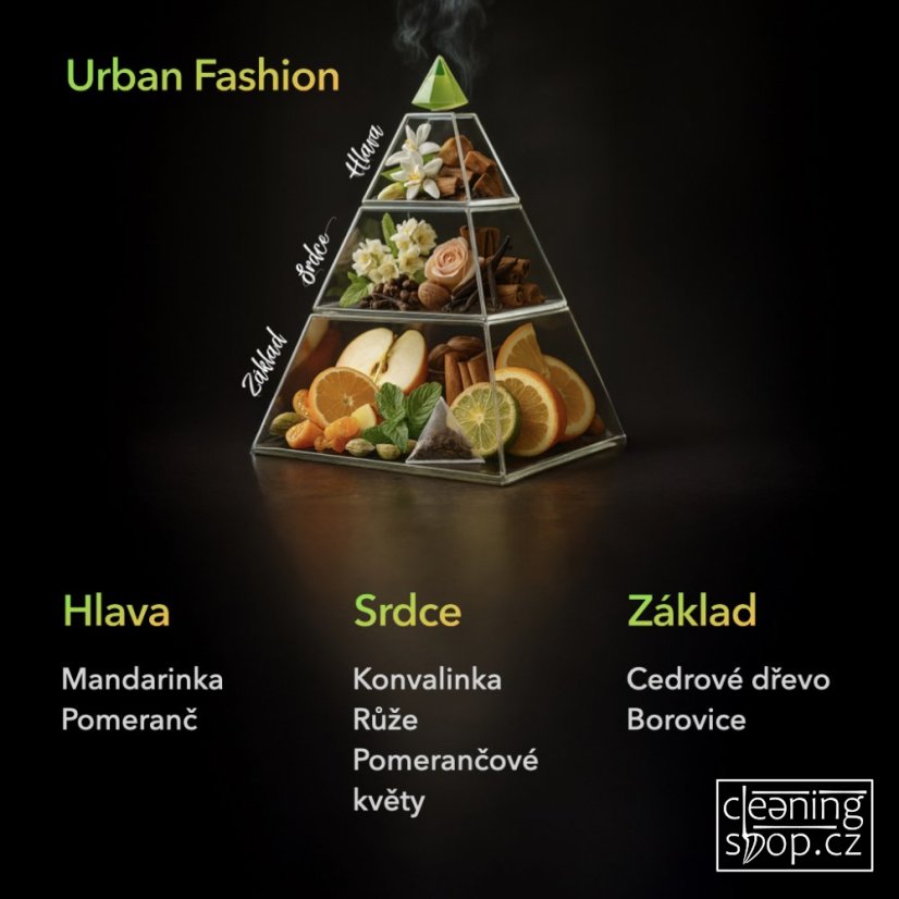 Tyčinkový difuzér URBAN FASHION MIKADO 100 ml - Barva: Černá