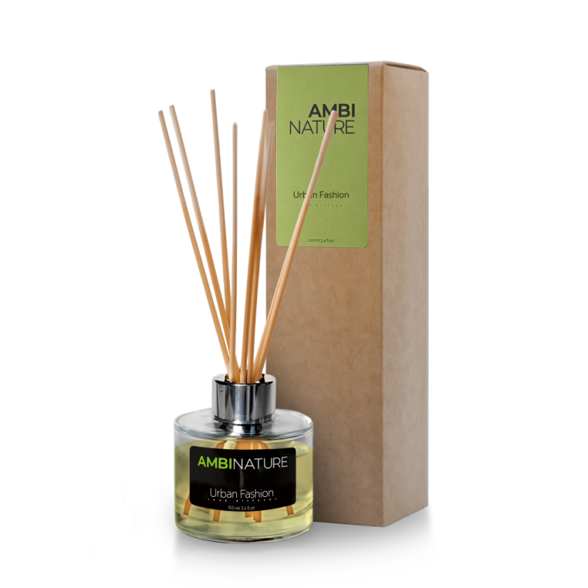 Tyčinkový difuzér URBAN FASHION MIKADO 100 ml - Barva: Přírodní