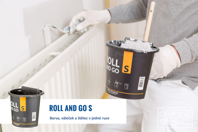 Nádobka na barvu s rukojetí Roll and Go S