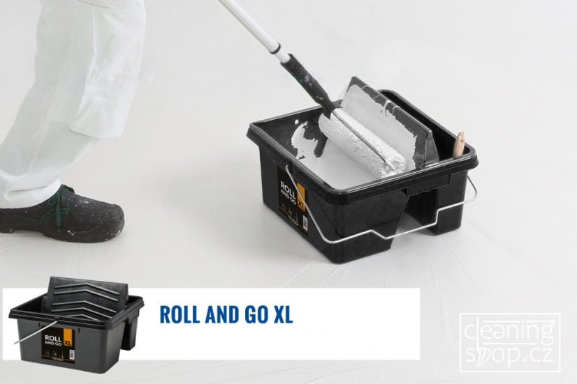 Nádoba na barvu se dvěma přihrádkami Roll and Go XL