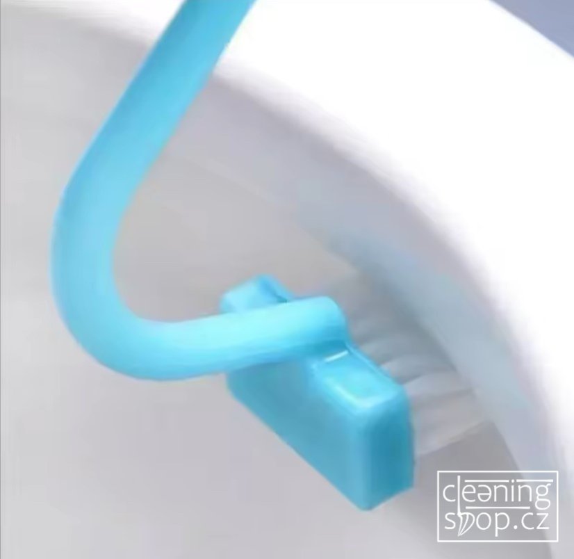 Zahnutý kartáč na wc