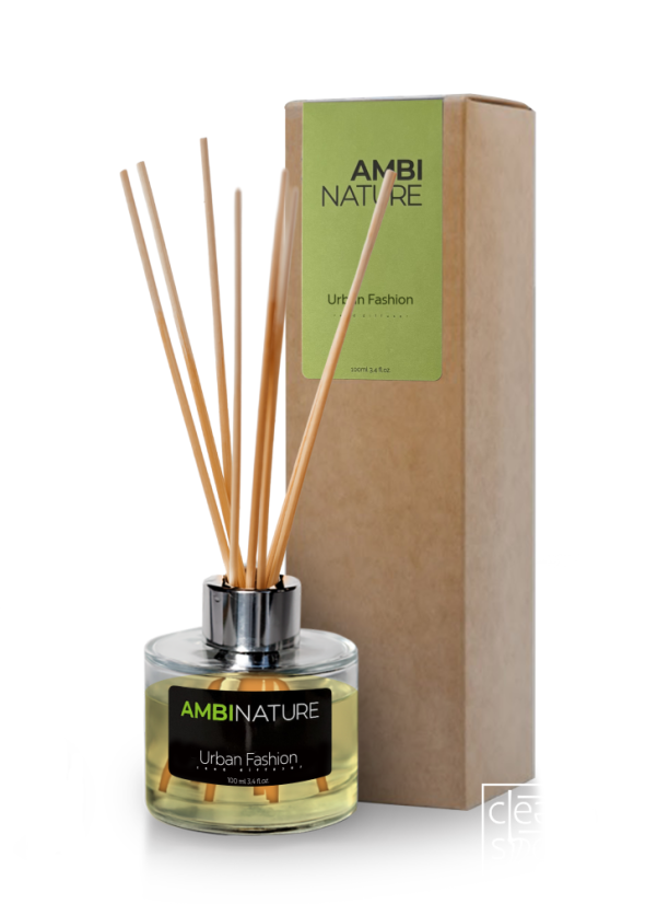 Tyčinkový difuzér URBAN FASHION MIKADO 100 ml - Barva: Přírodní