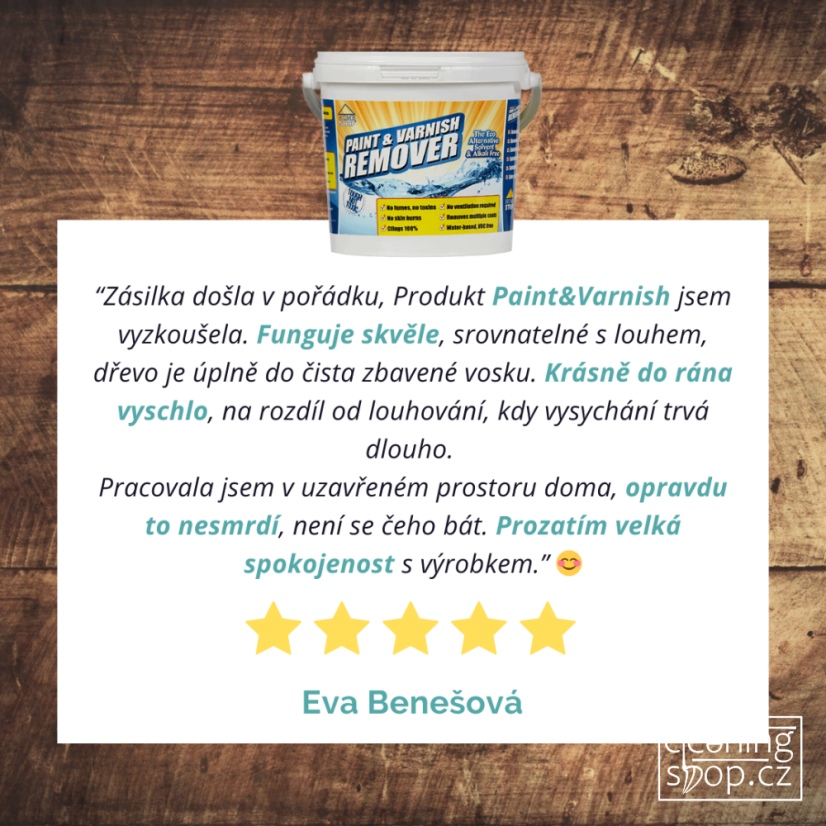Paint & Varnish Remover - odstraňovač barev, laků, tmelů a gumových nečistot - Objem: 2 l