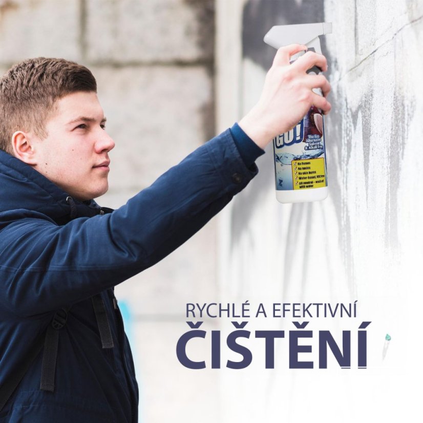 Graffiti Go! - odstraňovač graffiti, barev a nátěrů - Objem: 5 l