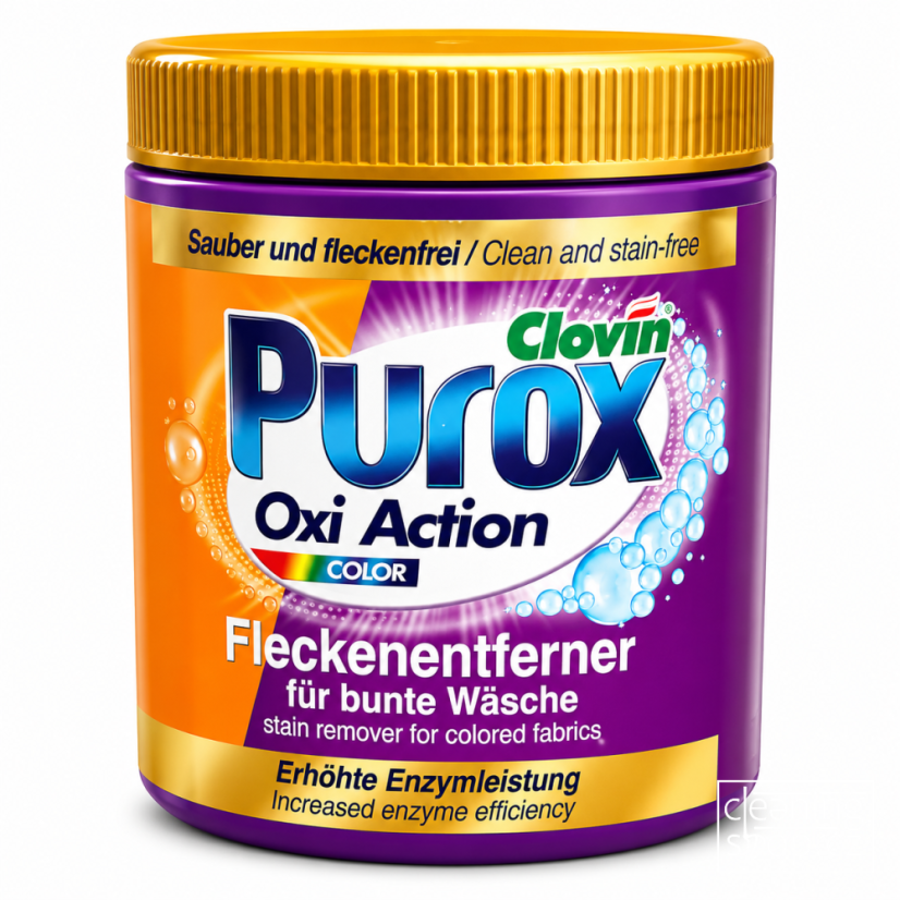PUROX Oxi Action odstraňovač skvrn prášek color 750 g