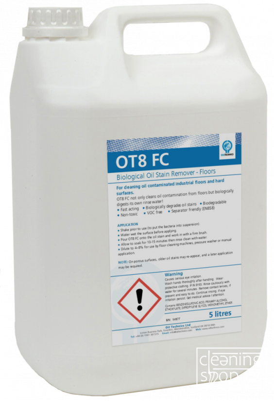 OT 8 FC - Biologický čistič průmyslových podlah - Objem: 5 l