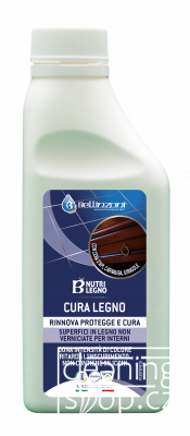 Bellinzoni B- NUTRI LEGNO  - Čisticí mléko na dřevěné povrchy - 250 ml