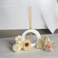 Difuzérové květy SOLA na tyčce - sada 6 ks