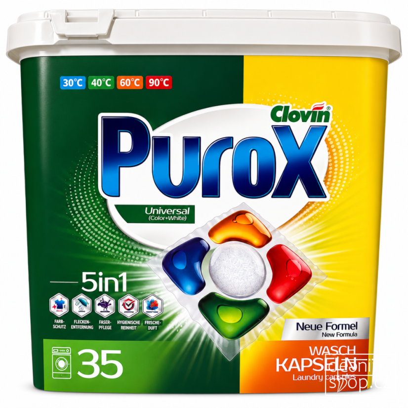PUROX kapsle na praní UNIVERSAL 35 ks