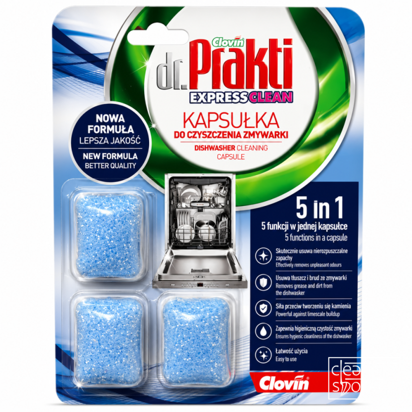 dr. Prakti čistič kapsle do myčky 3 x 18 g