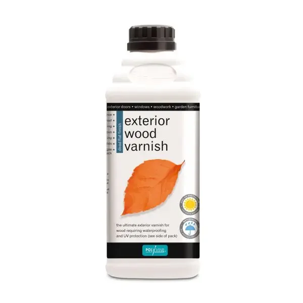 Exterior Wood Varnish - lak na exteriérové dřevo - Objem: 500 ml, Povrch - laky: Zcela matný